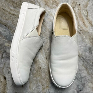 UGG Kitlyn Women's Size US 8 White Leather Slip-on Comfort Sneakers